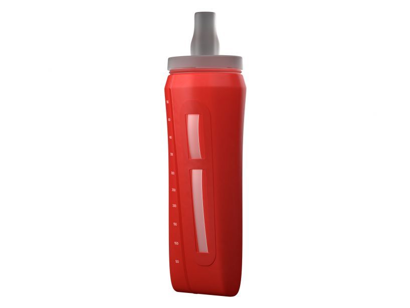 Ergo Flask 500 ML com suporte para mãos Vermelho 01